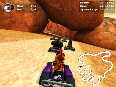 первый скриншот из Moorhuhn Kart 3
