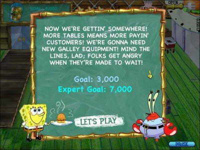 второй скриншот из SpongeBob SquarePants Diner Dash