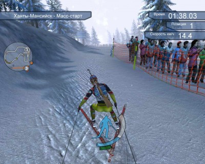 второй скриншот из RTL Biathlon 2007