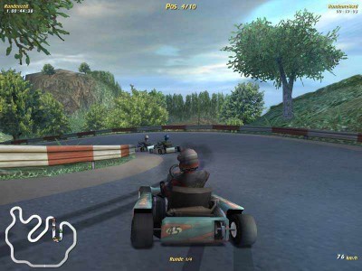 четвертый скриншот из Michael Schumacher Kart World Tour 2004