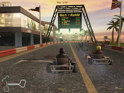 третий скриншот из Michael Schumacher Kart World Tour 2004