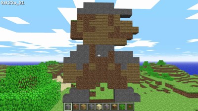 первый скриншот из MineCraft Classic