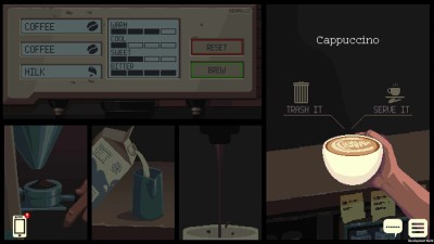 первый скриншот из Coffee Talk