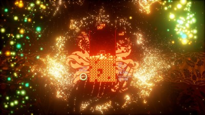 второй скриншот из Tetris Effect