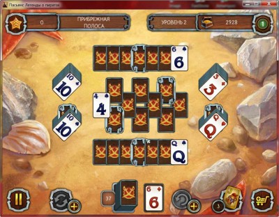 второй скриншот из Solitaire Legend of the Pirates