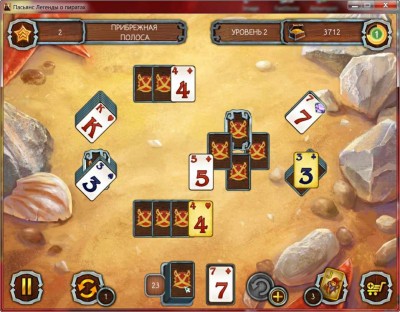 четвертый скриншот из Solitaire Legend of the Pirates