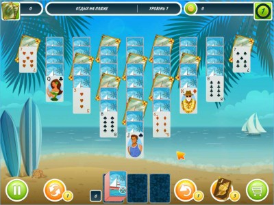 второй скриншот из Solitaire: Beach Season