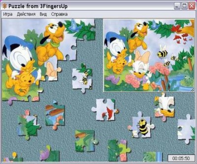 первый скриншот из Puzzle from 3FingerUp / Пазлы на русском