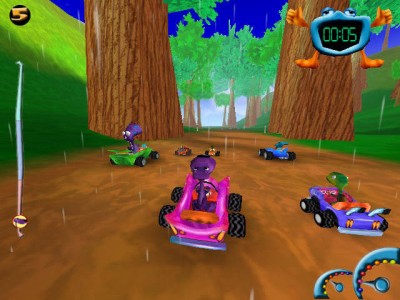 второй скриншот из Pet Racer / Кряки и Плюхи вступают в гонку