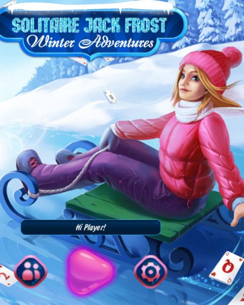 Solitaire Jack Frost. Winter Adventures Solitaire Jack Frost. Winter Adventures