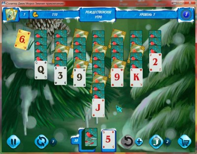 первый скриншот из Solitaire Jack Frost. Winter Adventures