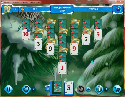 второй скриншот из Solitaire Jack Frost. Winter Adventures