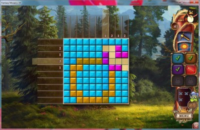 четвертый скриншот из Fantasy Mosaics 19: Edge of the World