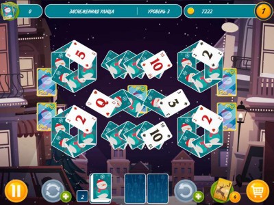 четвертый скриншот из Solitaire Christmas: Match 2 Cards