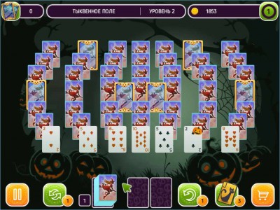 четвертый скриншот из Solitaire: Halloween Story