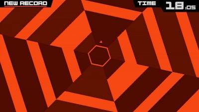 второй скриншот из Super Hexagon