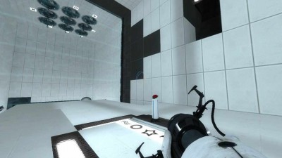 первый скриншот из Minecraft in Portal 2