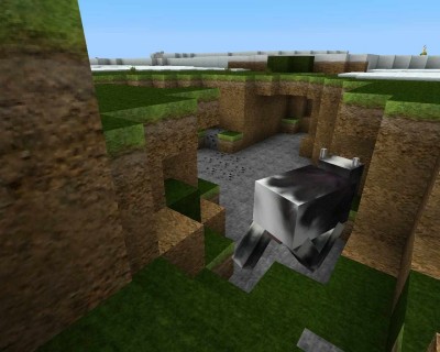 четвертый скриншот из Minecraft Beta: Bump Mapping HD Texture Pack