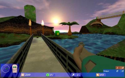 третий скриншот из Half-Life: Worms 3D