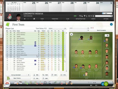 второй скриншот из Fifa Manager 2013 League Russia Patch