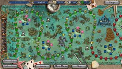 четвертый скриншот из Jewel Match Atlantis Solitaire - Collector's Edition