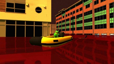 второй скриншот из Amazing Frog?
