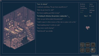 второй скриншот из Roadwarden Demo