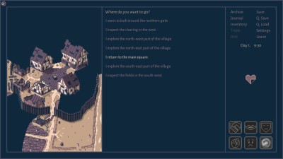 первый скриншот из Roadwarden Demo