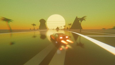 четвертый скриншот из Vaporwave Drift