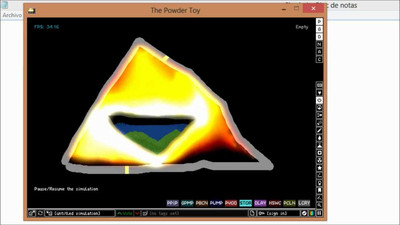 второй скриншот из The Powder Toy