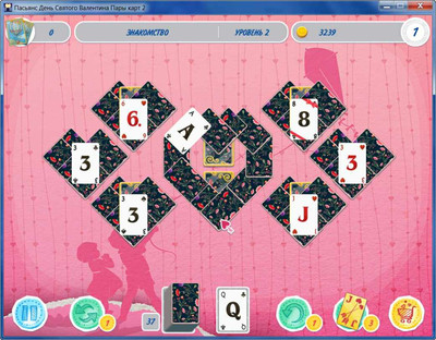 второй скриншот из Solitaire. Valentines Day 2