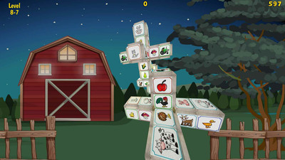 четвертый скриншот из Barnyard Mahjong 3