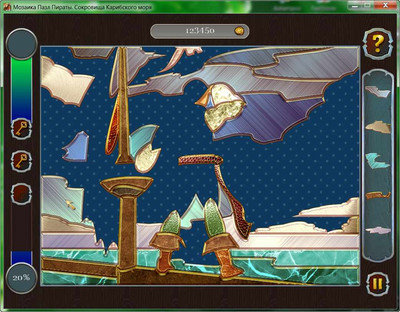 второй скриншот из Pirate Mosaic Puzzle: Caribbean Treasures