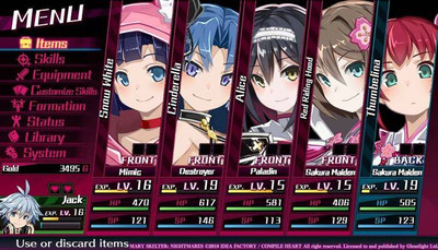 четвертый скриншот из Mary Skelter: Nightmares