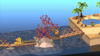 первый скриншот из Poly Bridge 2