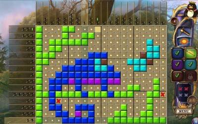 четвертый скриншот из Fantasy Mosaics 17: New Palette