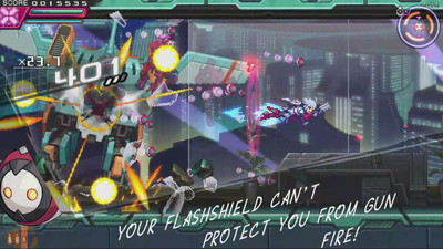 четвертый скриншот из Azure Striker Gunvolt 2
