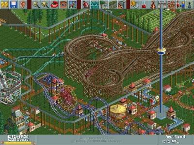 четвертый скриншот из RollerCoaster Tycoon