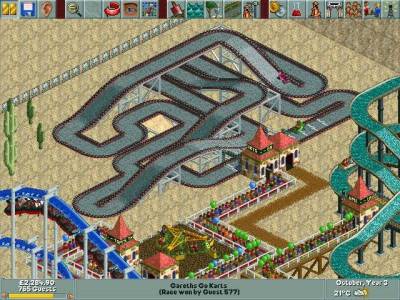 третий скриншот из RollerCoaster Tycoon