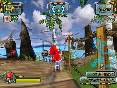 четвертый скриншот из Crazy Frog Racer + Crazy Frog Racer 2