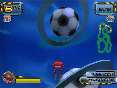 третий скриншот из Crazy Frog Racer + Crazy Frog Racer 2