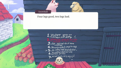 второй скриншот из Orwell's Animal Farm