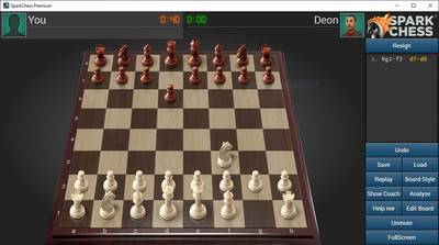 второй скриншот из SPARKCHESS