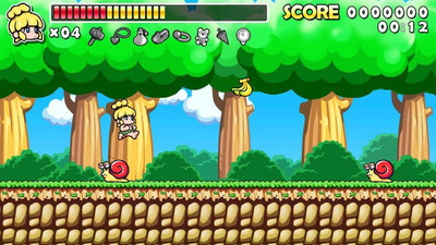 первый скриншот из Wonder Boy Returns Remix