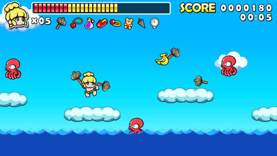 второй скриншот из Wonder Boy Returns Remix