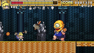 четвертый скриншот из Wonder Boy Returns Remix