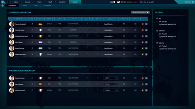 третий скриншот из Tennis Manager 2021