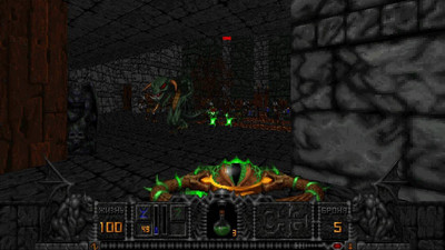 второй скриншот из Heretic: Shadow of the Serpent Riders, Hexen: Beyond Heretic