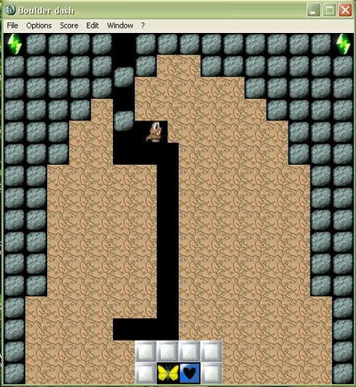 второй скриншот из Boulder Dash