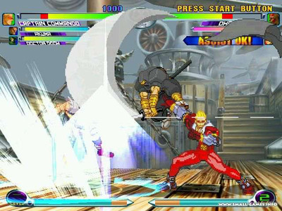 второй скриншот из Marvel vs. Capcom 2: New Age of Heroes